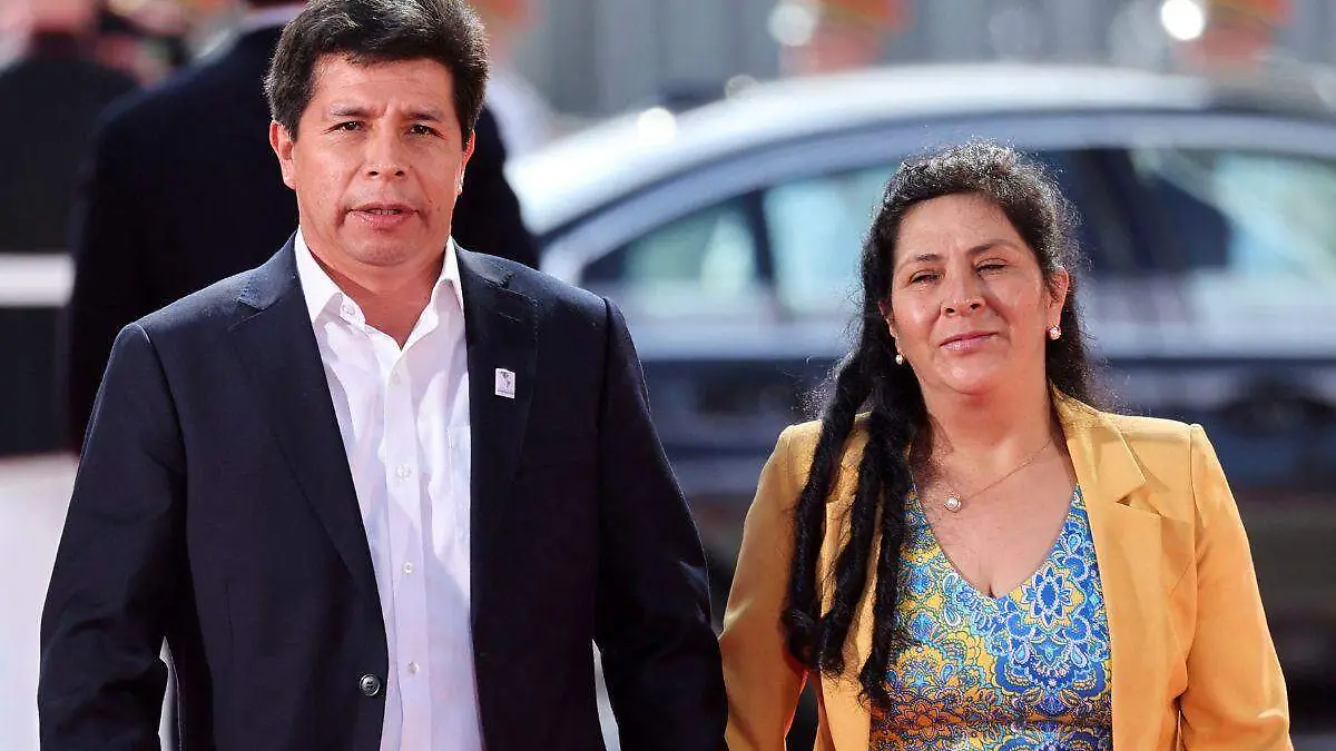 Pedro Castillo y Lilia Paredes